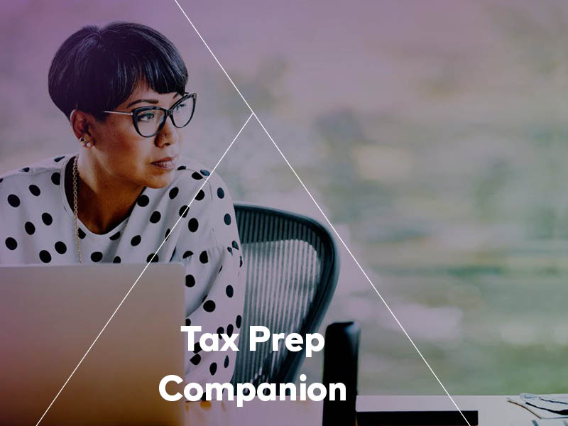 Personal Tax Preparation Planning: Advisors' Virtual Tax Preparation Companion